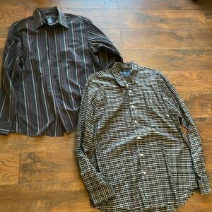 Men’s Button Down Bundle-XL- Ralph Lauren and Axcess